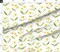 Dandelion Wildflower Yellow Watercolor Floral Flower Custom Printed Fabric by Spoonflower Various Fabrics by the Yard or Fat Quarter